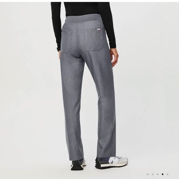 Figs Livingston High-Waisted Scrub Pants Graphite Gray Women’s Size Small Petite - Picture 9 of 10